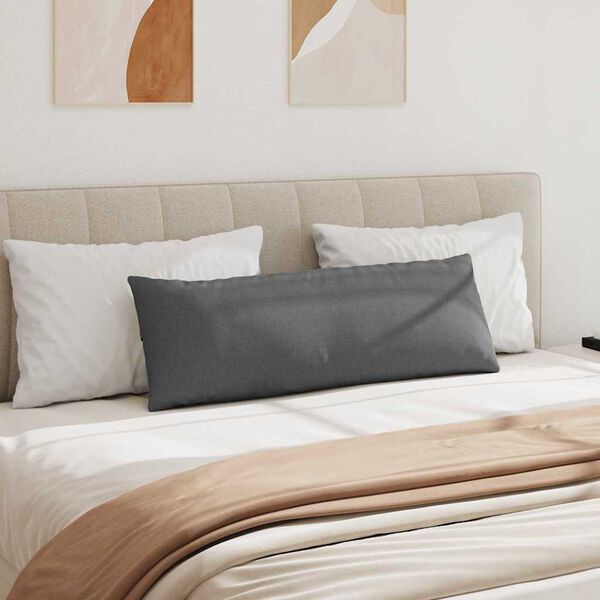 vidaXL Kanapé párnák 2 pcs Sötétszürke 120 x 40 cm szövet