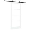 vidaXL Cs&uacute;sz&oacute; ajt&oacute; ORKDAL Feh&eacute;r &eacute;s fekete 93 x 211 cm