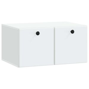vidaXL Fali TV szekr&eacute;ny 59,5 x 41 x 30 cm Feh&eacute;r Szerelt Fa