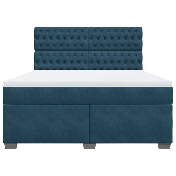 vidaXL k&eacute;k b&aacute;rsony rug&oacute;s &aacute;gy matraccal 180 x 200 cm