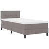 vidaXL Boxrug&oacute;s &aacute;gy LED szalagokkal T&oacute;psz&iacute;nű 90 x 200 cm sz&ouml;vet
