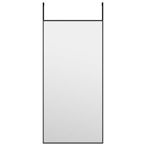 vidaXL fekete &uuml;veg &eacute;s alum&iacute;nium ajt&oacute;t&uuml;k&ouml;r 30 x 60 cm