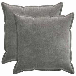 vidaXL P&aacute;rna huzat 2 pcs HOUTEN S&ouml;t&eacute;tsz&uuml;rke 80 x 80 cm Chenille Sz&ouml;vet