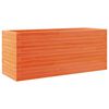 vidaXL viaszbarna t&ouml;m&ouml;r fenyőfa kerti vir&aacute;gl&aacute;da 110 x 40 x 46 cm