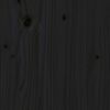 vidaXL 5 r&eacute;szes fekete t&ouml;m&ouml;r fa kerti &uuml;lőgarnit&uacute;ra p&aacute;rn&aacute;val