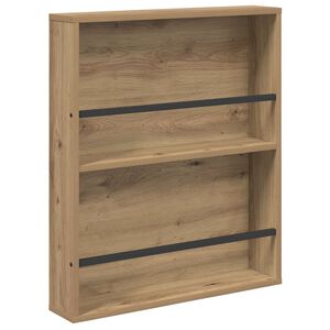 vidaXL Magazin &aacute;llv&aacute;ny Artisan t&ouml;lgy 60 x 12 x 70 cm Szerelt Fa