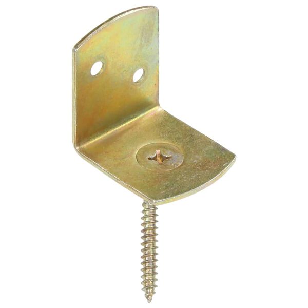 vidaXL 48 db L alak&uacute; horganyzott f&eacute;m ker&iacute;t&eacute;spaneltart&oacute;