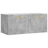 vidaXL betonsz&uuml;rke szerelt fa faliszekr&eacute;ny 80 x 36,5 x 35 cm