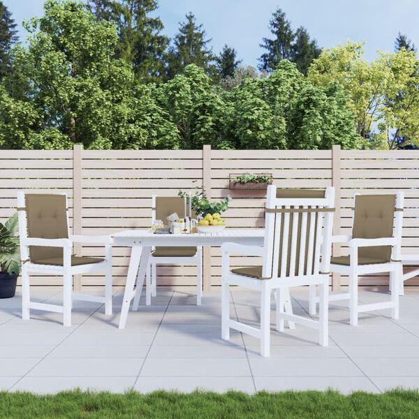 vidaXL 4 db melange t&oacute;psz&iacute;nű sz&ouml;vet h&aacute;tt&aacute;ml&aacute;s sz&eacute;kp&aacute;rna 100x50x4 cm