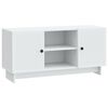 vidaXL TV szekr&eacute;ny 102 x 34,5 x 50 cm Feh&eacute;r Szerelt Fa