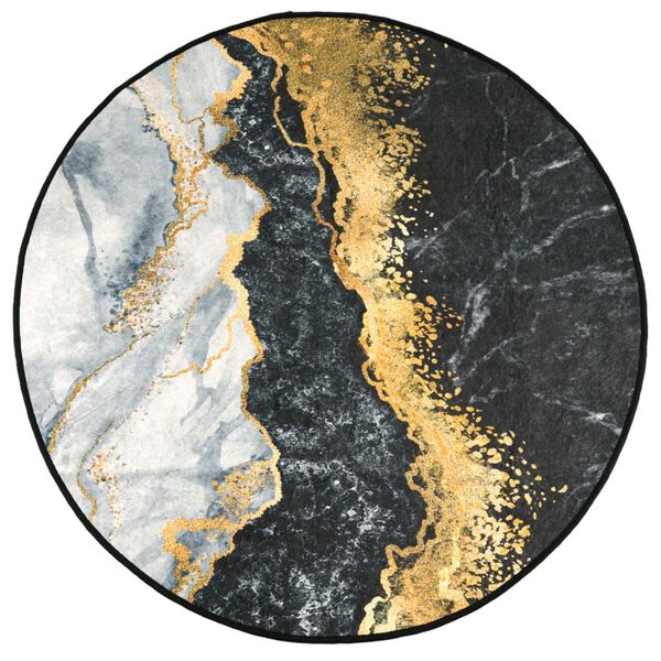 vidaXL t&ouml;bbsz&iacute;nű moshat&oacute; cs&uacute;sz&aacute;sg&aacute;tl&oacute; szőnyeg &Oslash; 120 cm