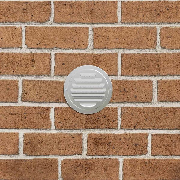 vidaXL Levegő szellőzőfed&eacute;l 4 pcs Ez&uuml;st 80 mm Rozsdamentes ac&eacute;l