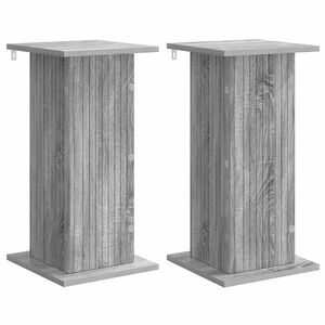 vidaXL N&ouml;v&eacute;ny&aacute;llv&aacute;ny 2 db Sz&uuml;rke Sonoma 30,5 x 30 x 60,5 cm Szerelt Fa