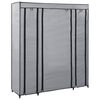 vidaXL sz&uuml;rke sz&ouml;vet ruh&aacute;sszekr&eacute;ny t&aacute;rol&oacute;rekeszekkel 150 x 45 x 176 cm