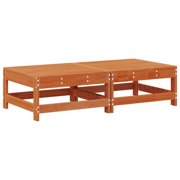 vidaXL Kerti l&aacute;btart&oacute; T&ouml;m&ouml;r fenyő Viaszbarna