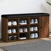 vidaXL barna t&ouml;lgy sz&iacute;nű szerelt fa cipőt&aacute;rol&oacute; pad 102 x 32 x 50 cm