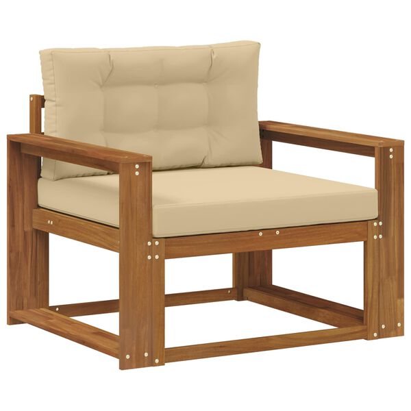 vidaXL K&uuml;lt&eacute;ri k&ouml;z&eacute;pső kanap&eacute; T&ouml;m&ouml;r Ak&aacute;cfa Term&eacute;szetes