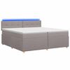 vidaXL Boxspring &aacute;gy matraccal T&oacute;psz&iacute;nű 200 x 200 cm Sz&ouml;vet