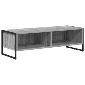 vidaXL TV szekr&eacute;ny 100 x 36.5 x 30.5 cm Sz&uuml;rke Sonoma Szerelt Fa