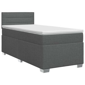 vidaXL Boxspring &aacute;gy matraccal S&ouml;t&eacute;tsz&uuml;rke 90 x 200 cm Sz&ouml;vet