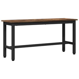 vidaXL &Eacute;tkező pad F&uuml;st&ouml;lt t&ouml;lgy 100 x 32,5 x 48,5 cm