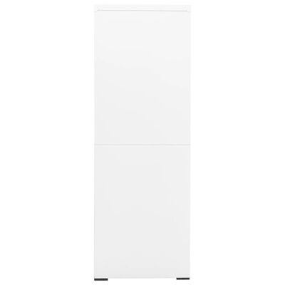 vidaXL fehér acél irattartó szekrény 90 x 46 x 134 cm