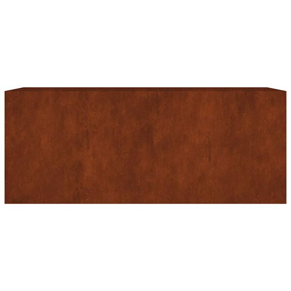 vidaXL corten ac&eacute;l kerti magas&aacute;gy&aacute;s 200x80x80 cm