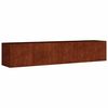vidaXL corten ac&eacute;l kerti magas&aacute;gy&aacute;s 200x40x40 cm