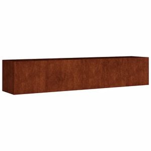 vidaXL corten ac&eacute;l kerti magas&aacute;gy&aacute;s 200x40x40 cm