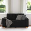 vidaXL fekete sz&ouml;vet loveseat kanap&eacute; 160x77x82 cm