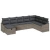vidaXL Kanap&eacute; Szett 9 db polirattan
