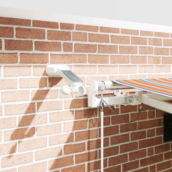 vidaXL Beh&uacute;zhat&oacute; napellenző Soksz&iacute;nű 450 &times; 300 cm Poli&eacute;szter &eacute;s f&eacute;m