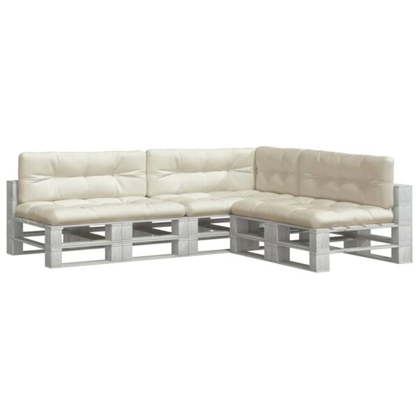 vidaXL 7 db kr&eacute;msz&iacute;nű sz&ouml;vet raklapp&aacute;rna