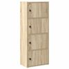 vidaXL sonoma t&ouml;lgy sz&iacute;nű szerelt fa k&ouml;nyvszekr&eacute;ny 40x24x102 cm