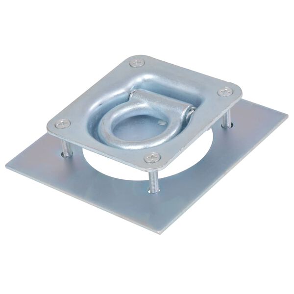 vidaXL 8 db horganyzott ac&eacute;l r&ouml;gz&iacute;tőgyűrű tr&eacute;lerhez 2000 kg