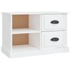 vidaXL magasf&eacute;nyű feh&eacute;r szerelt fa TV-szekr&eacute;ny 73 x 35,5 x 47,5 cm