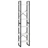 vidaXL feh&eacute;r t&ouml;m&ouml;r fenyőfa t&aacute;rol&oacute;polc 60 x 30 x 210 cm