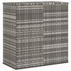 vidaXL szürke polyrattan kerti párnatartó doboz 100 x 49 x 103,5 cm