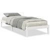 vidaXL feh&eacute;r t&ouml;m&ouml;r fenyő extra hossz&uacute; &aacute;gykeret matrac n&eacute;lk&uuml;l 100x210cm
