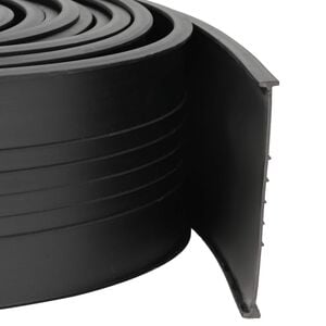 vidaXL Gar&aacute;zs Ajt&oacute; T&ouml;m&iacute;t&eacute;s Fekete 70 x 6 mm 4,5 m PVC