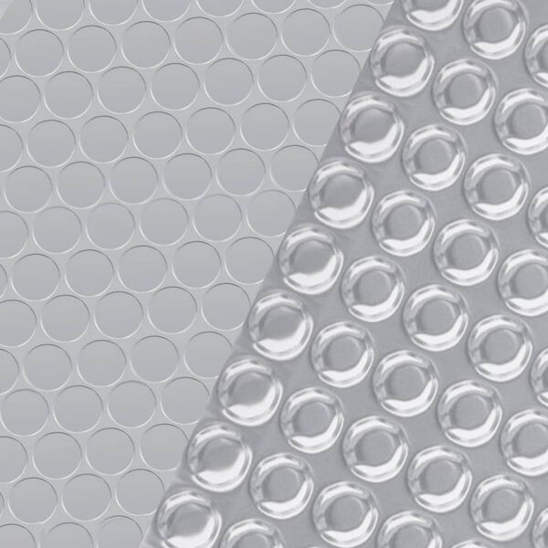 vidaXL ezüst polietilén medencetakaró 600 x 300 cm