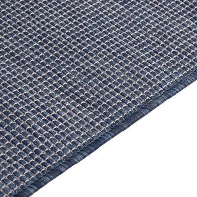 vidaXL kék lapos szövésű kültéri szőnyeg 160 x 230 cm