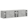 vidaXL TV Fali Szekr&eacute;ny 2 pcs Beton 60 x 31 x 29.5 cm Faanyag