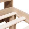 vidaXL tömör fenyőfa könyvespolcos ágy matrac nélkül 100 x 200 cm