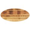 vidaXL t&ouml;m&ouml;r mang&oacute;fa ov&aacute;lis asztallap 110 x 40 x 2,5 cm