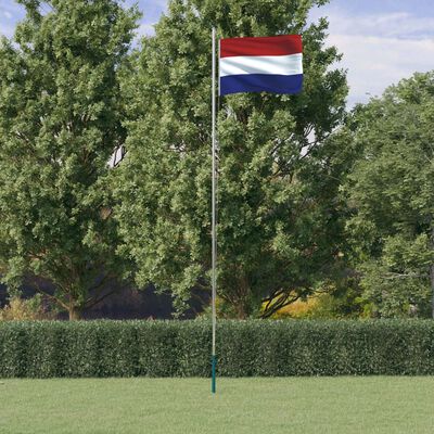vidaXL alumínium holland zászló és rúd 6,23 m