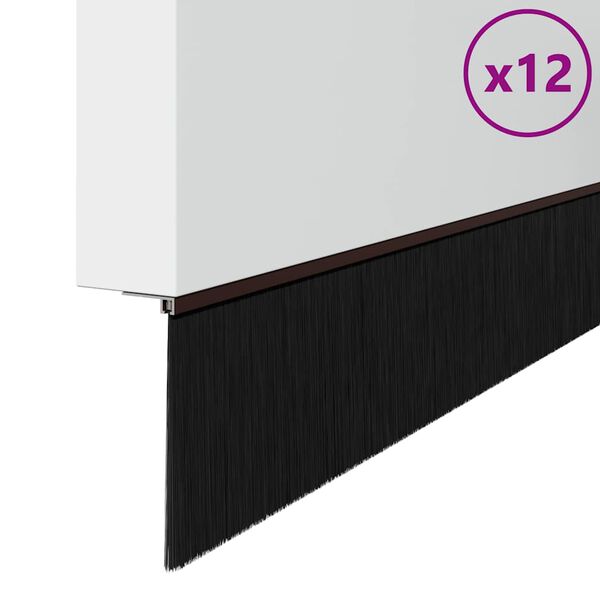 vidaXL &Ouml;ntapad&oacute; ajt&oacute; kefe t&ouml;m&iacute;t&eacute;sek 12 pcs Barna 100 cm