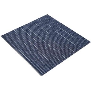 vidaXL Szőnyegcsempe Cs&iacute;kozott K&eacute;k 50 x 50 cm 4 db PP &eacute;s Bitumen
