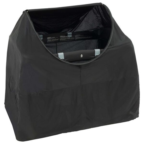DERYAN fekete kempingágyvédő éjszakai huzat