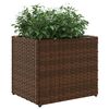 vidaXL barna polyrattan kerti &uuml;ltetől&aacute;da 36x30x32 cm